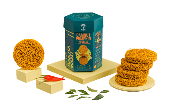 BamNut Pumpkin Noodles with Cheeky Curry Seasoning